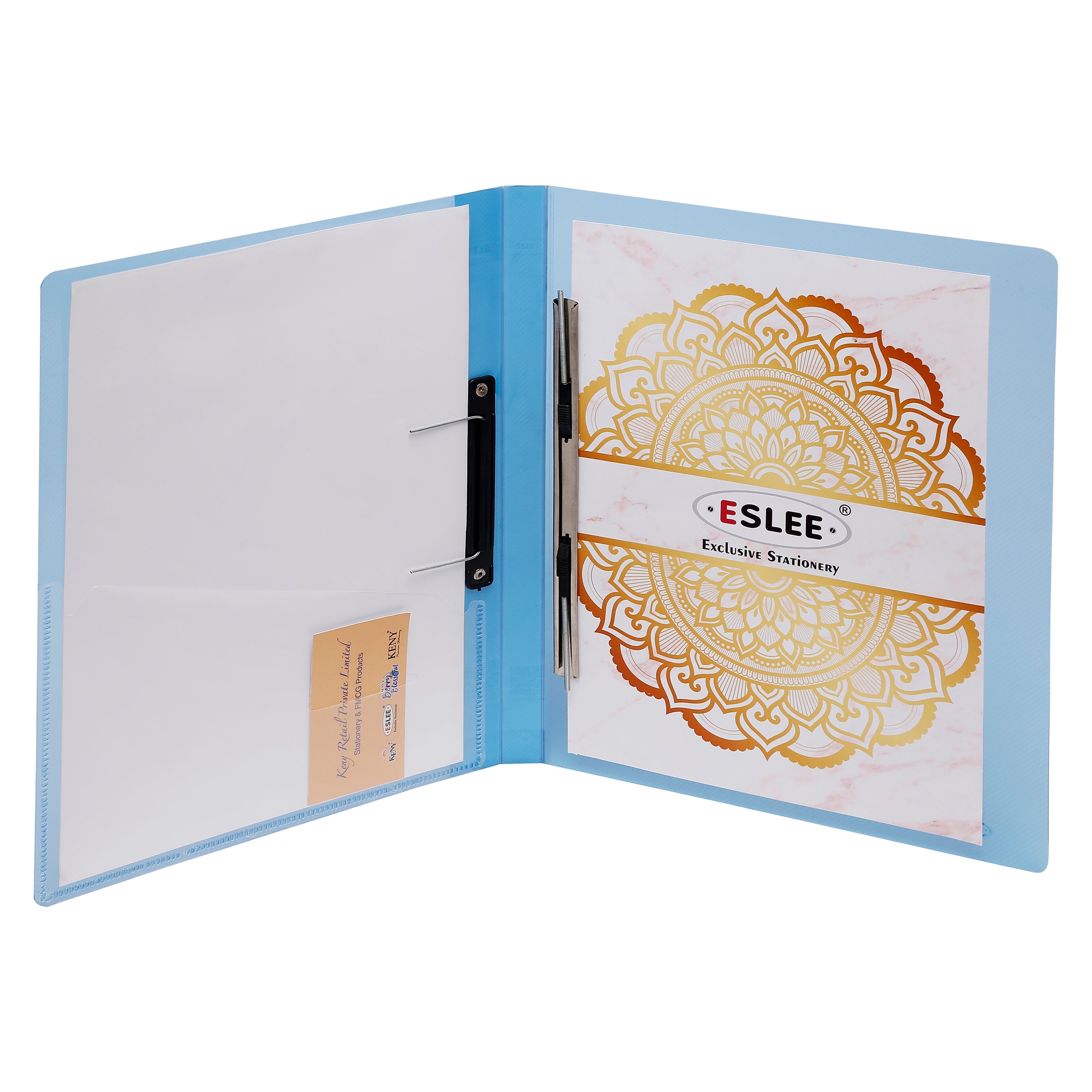 Eslee Crossline Cobra Spring Clip File | Stainless Steel Clip | FC Size