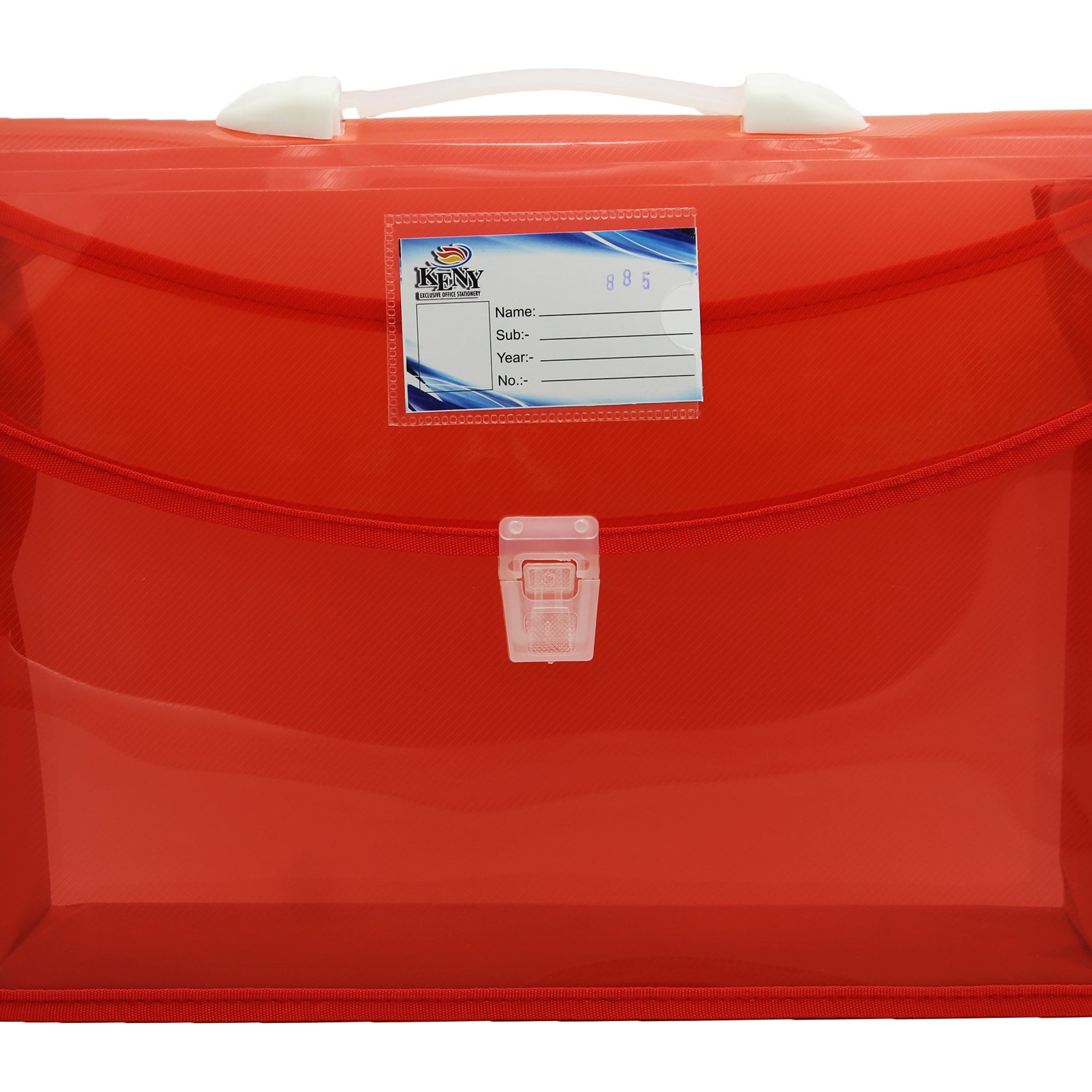 Keny Dual Colour Document Folder | With Handle & Lock | FC Size