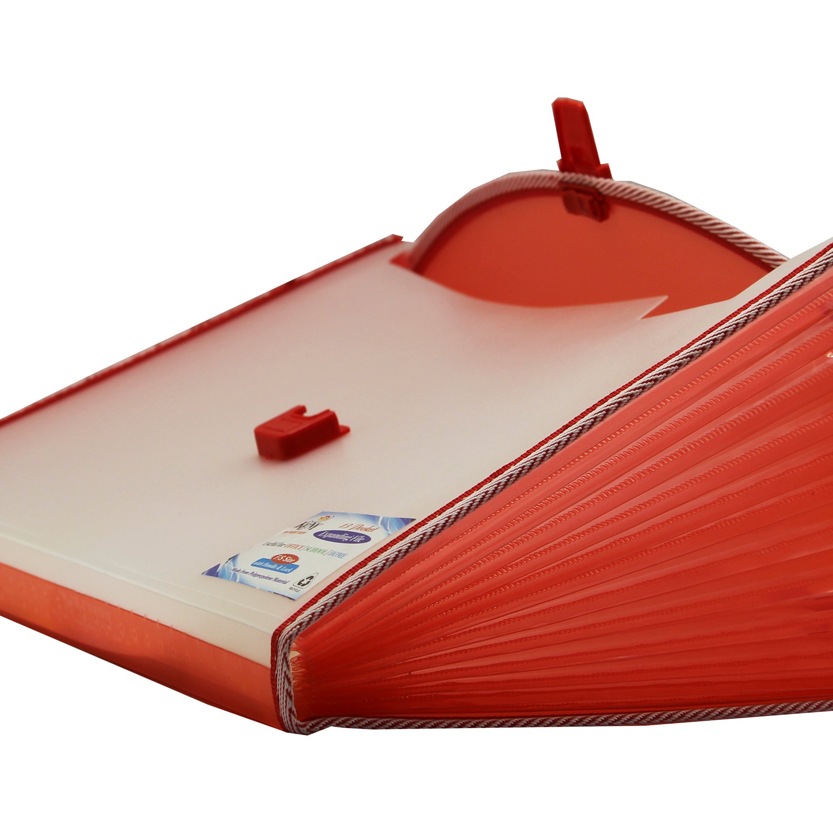 Keny Trasparent Expanding File | Piano File with 13 Pockets | FC Size