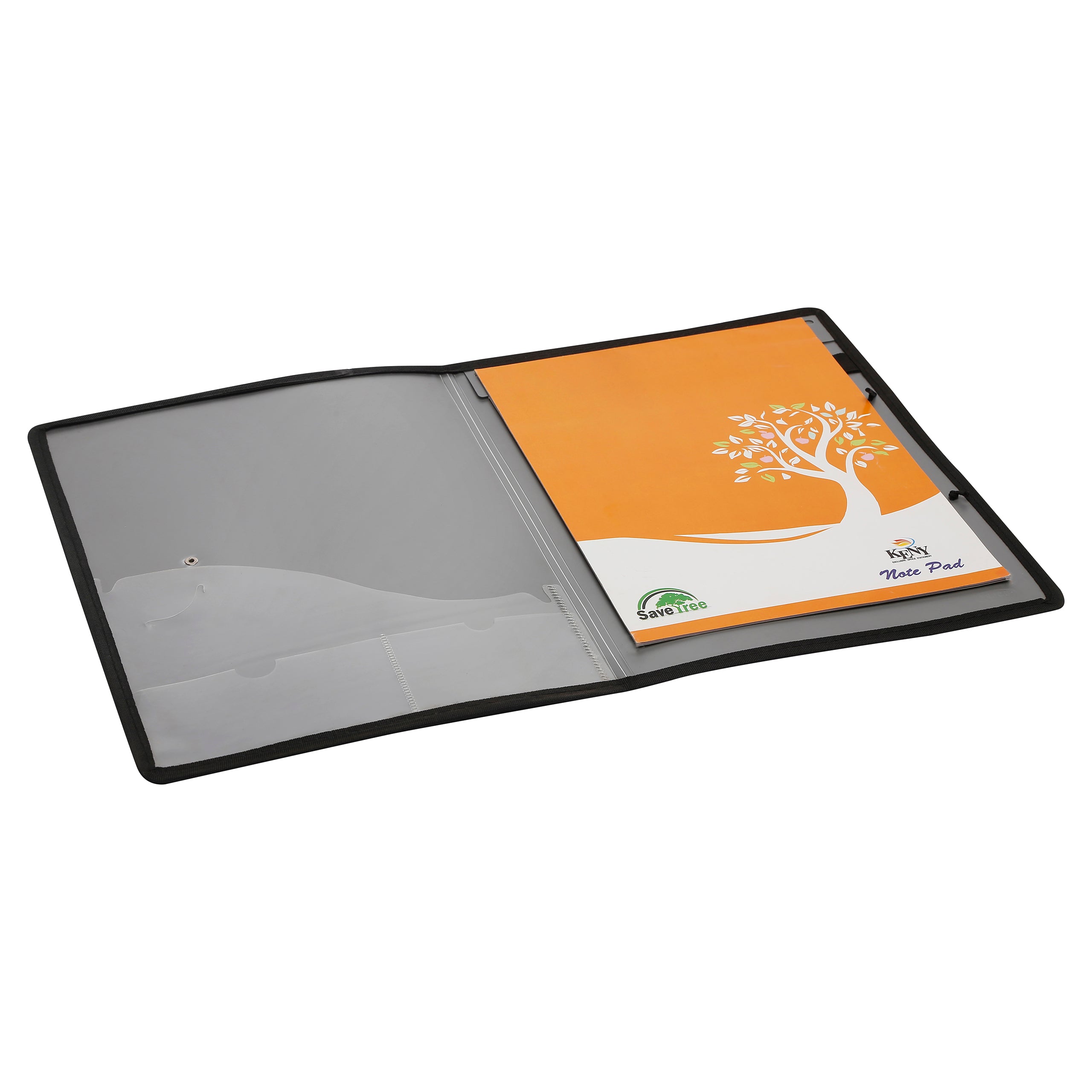 Eslee Metallic Conference File | Pad & Elastic Button | A4 Size