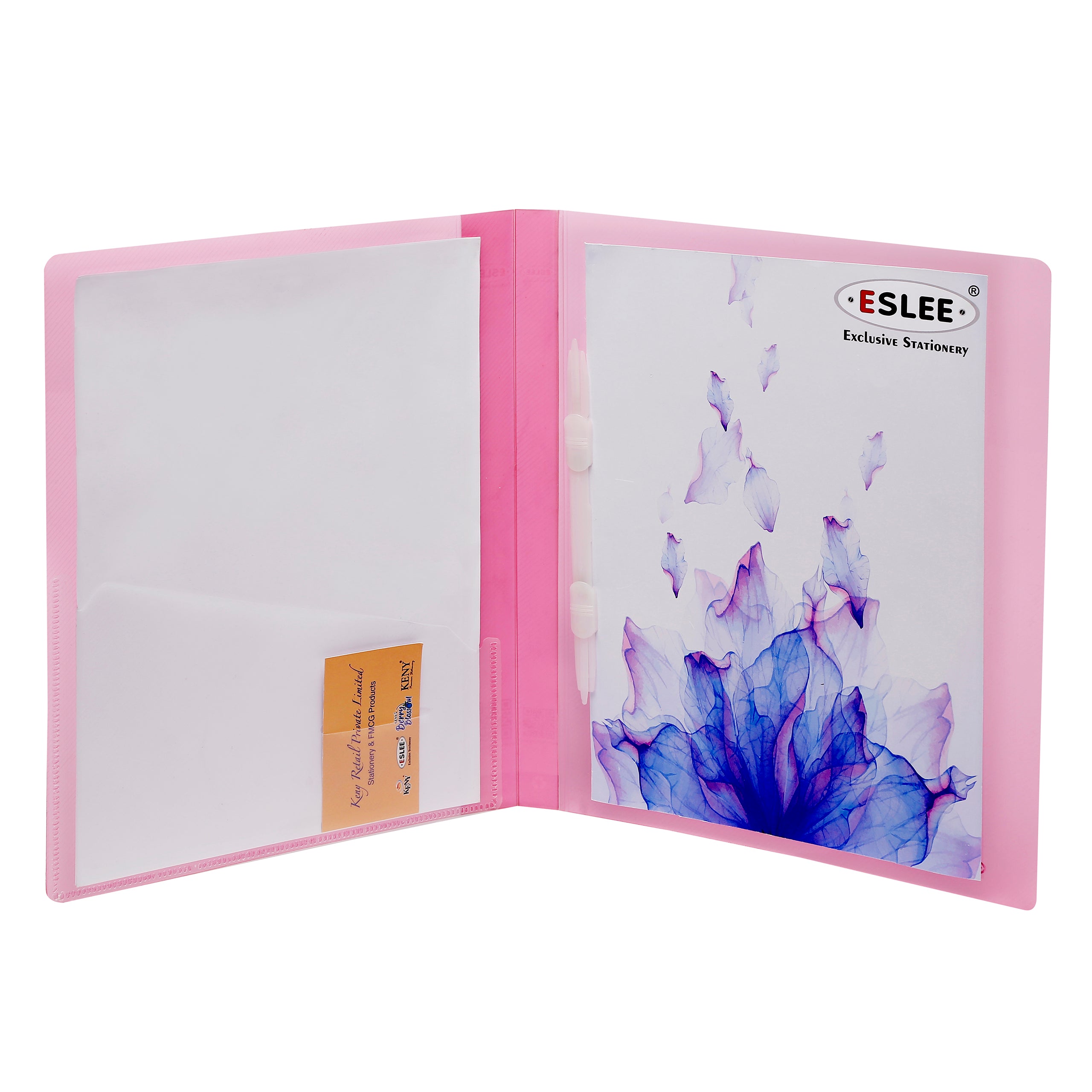 Eslee Crossline Plastic Clip File | A4 Size