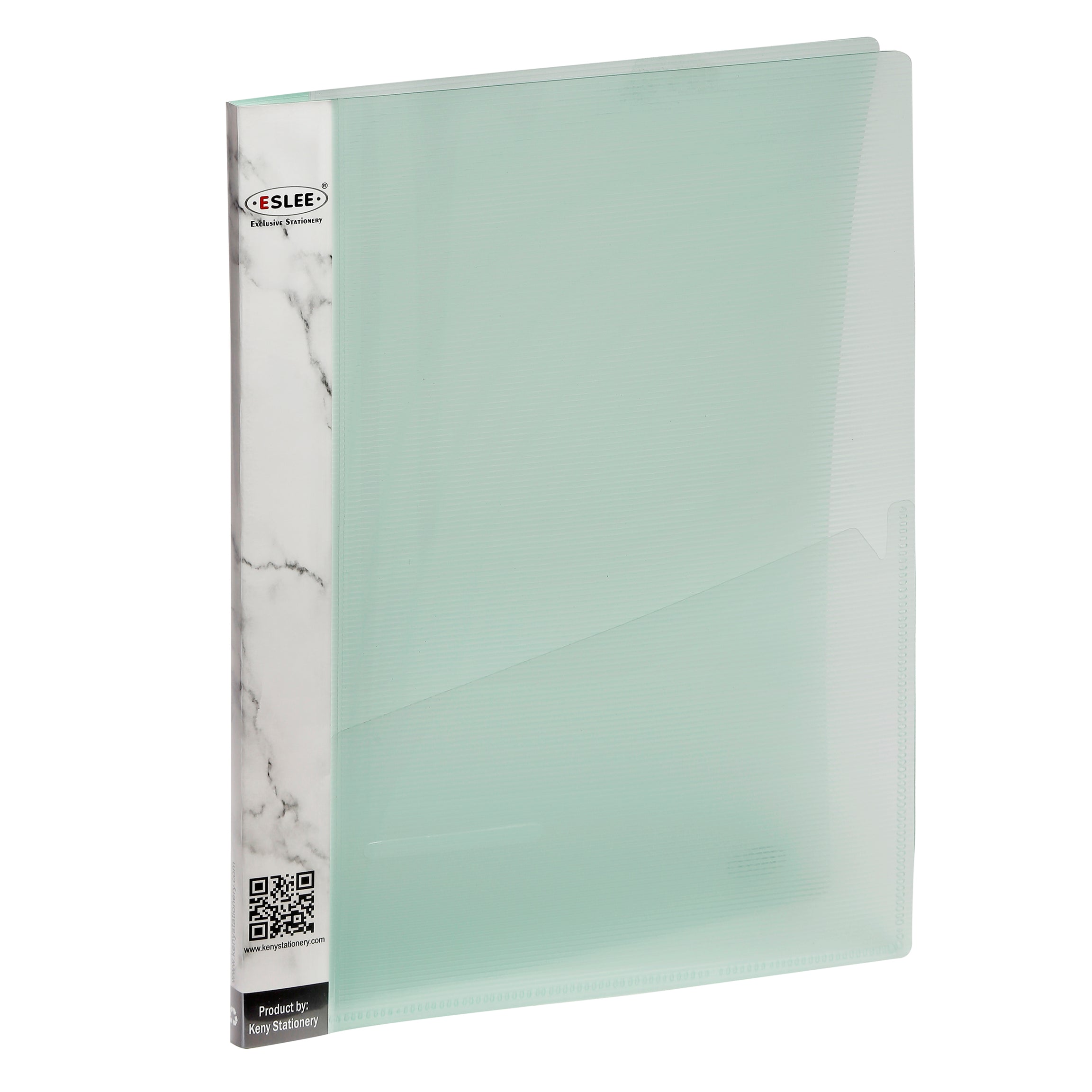 Eslee Straightline Presentation File with Pocket | FC Size | Pack of 10