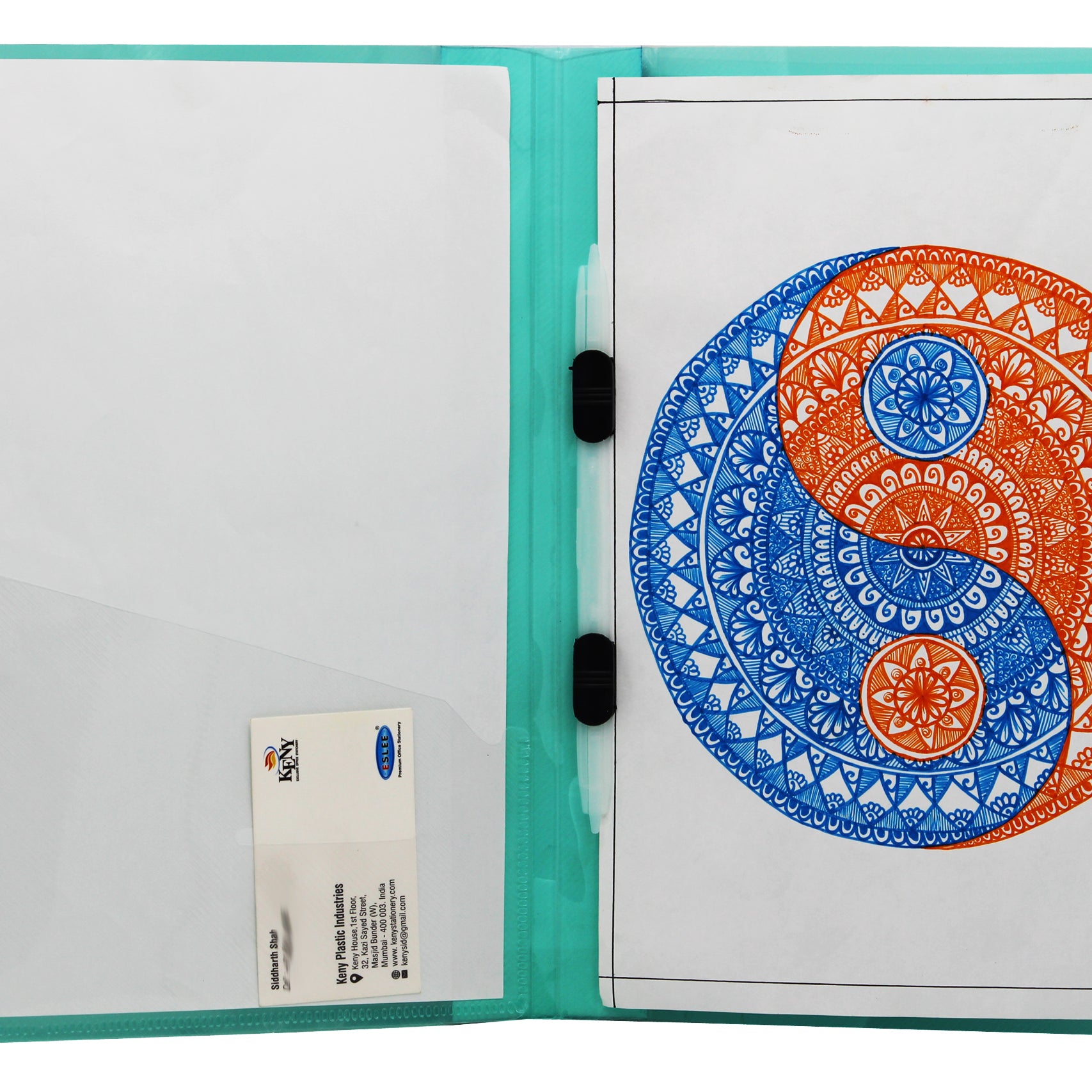 Keny Presentation Report File | Thin Jackets | A4 Size | Pack Of 10