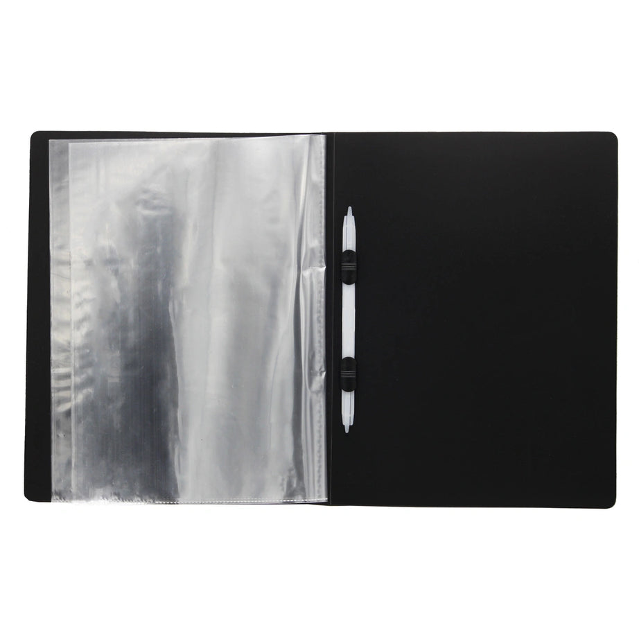 Keny Display File | Clear Leaves | Best for A4 Size Papers | 20 Folders | Plastic Clip | (851A/20F)