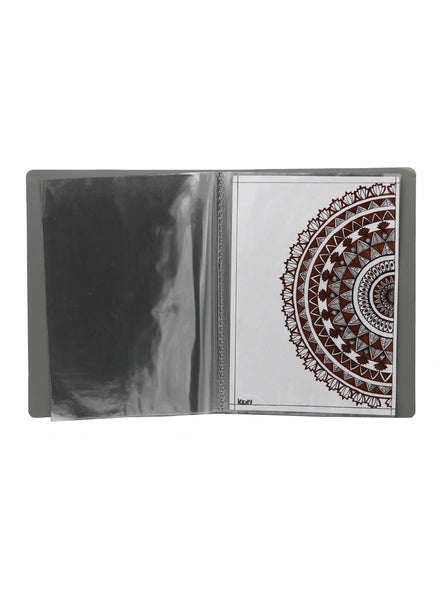 Keny Display File | Clear Leaves | Best for A4 Size Papers | 20 Folders | Plastic Clip | (851A/20F)