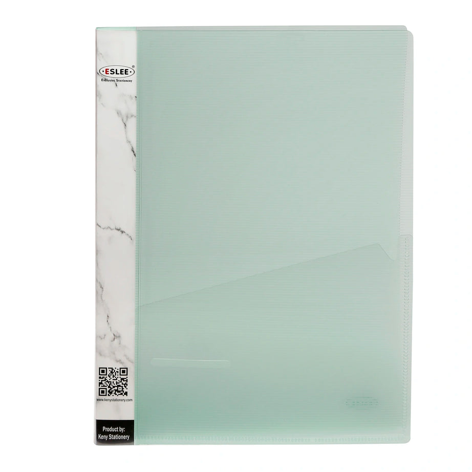 Eslee Presentation File | Report File | Best for FC / FS / Foolscap / Legal Size Paper | Straightline Texture | Eco Clip / Punch Clip | (ES12FC)