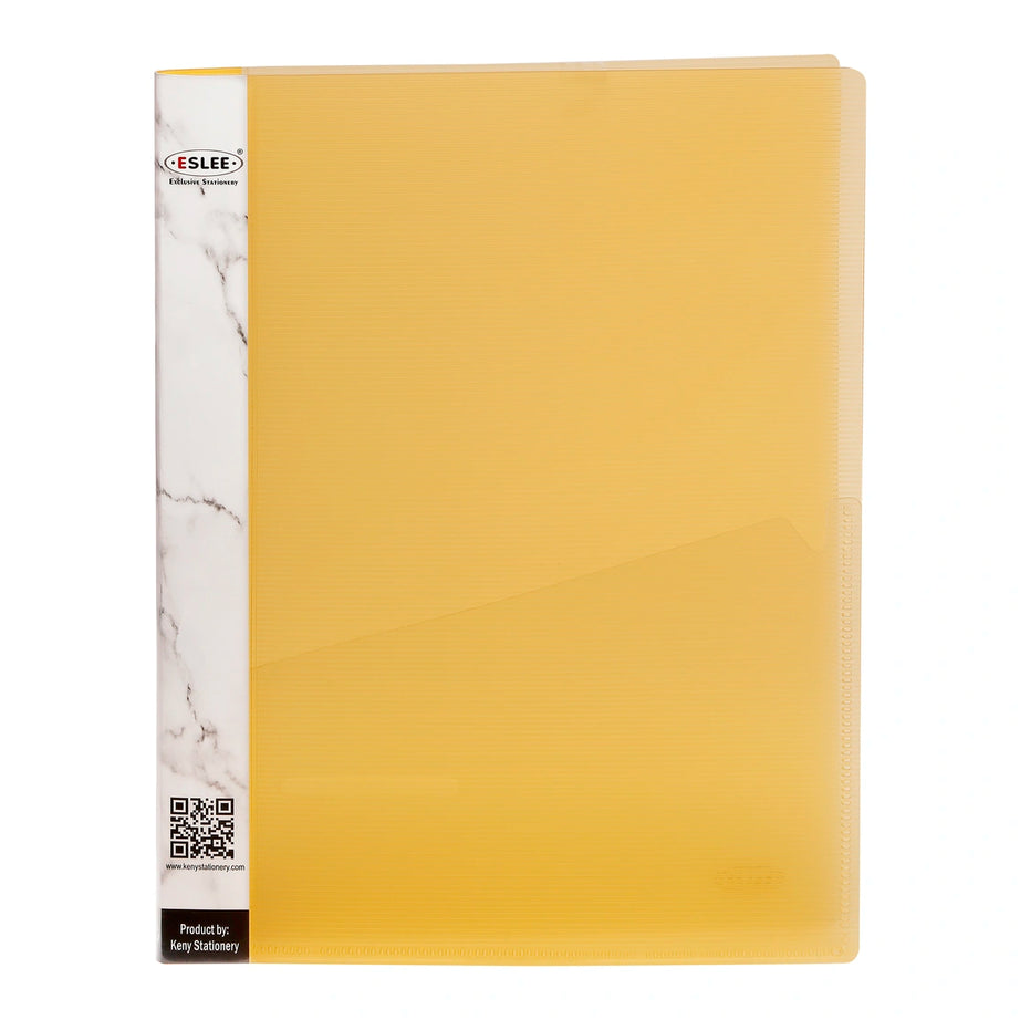 Eslee Presentation File | Report File | Best for FC / FS / Foolscap / Legal Size Paper | Straightline Texture | Eco Clip / Punch Clip | (ES12FC)