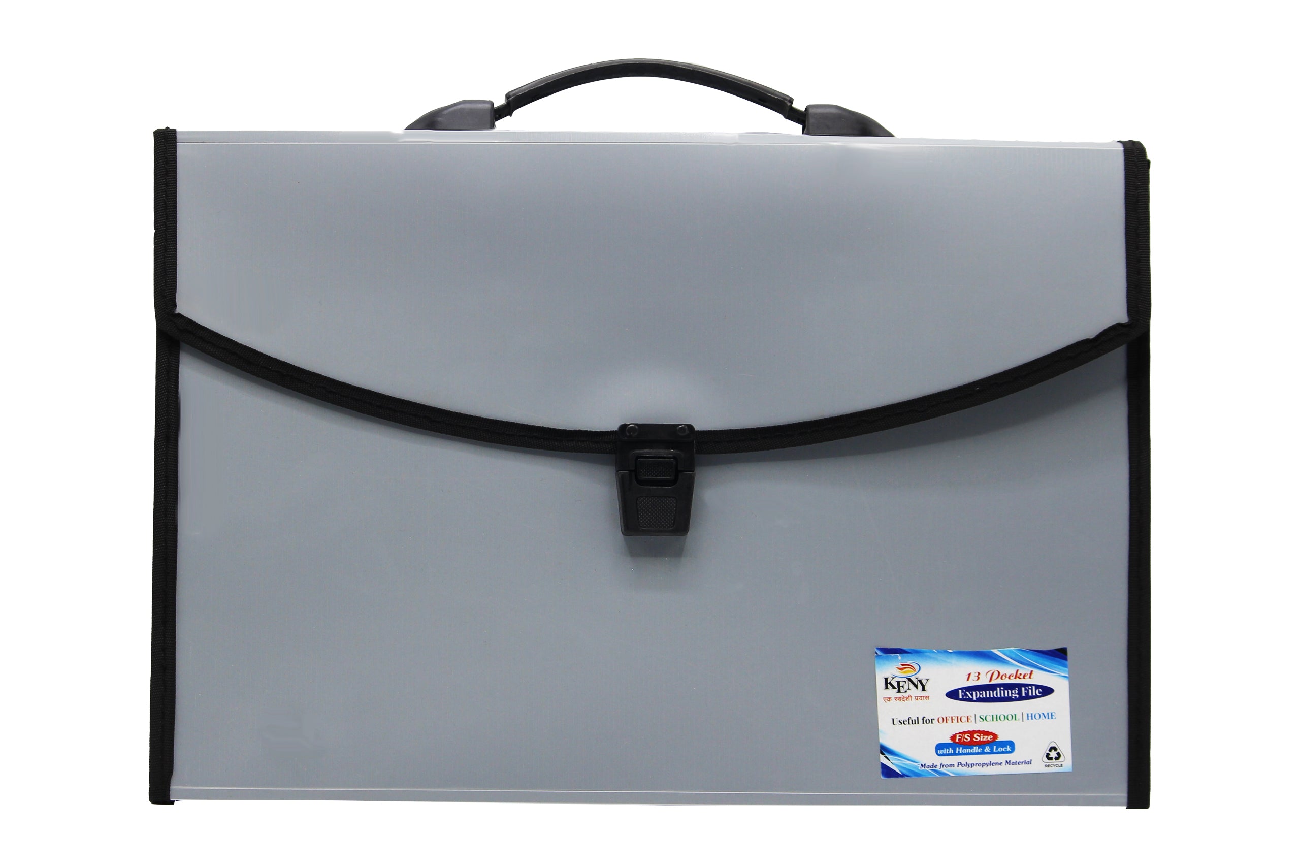 Keny Corporate Expanding File | Piano File with 13 Pockets | FC Size