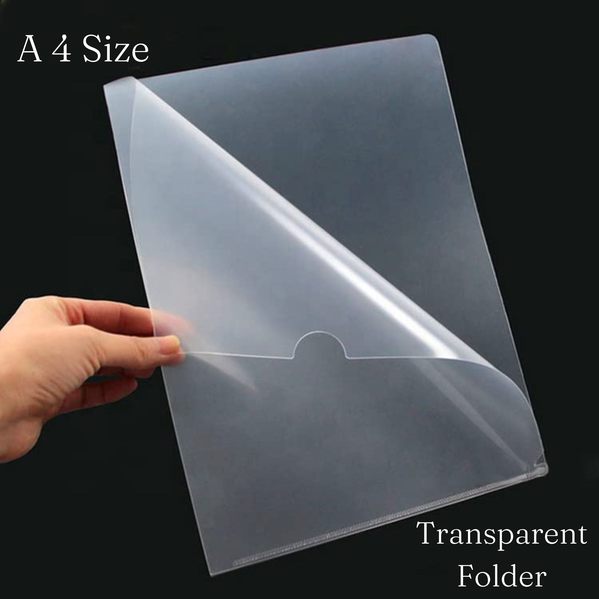 Keny L Folder | Thick Jackets | A4 Size | Pack of 20