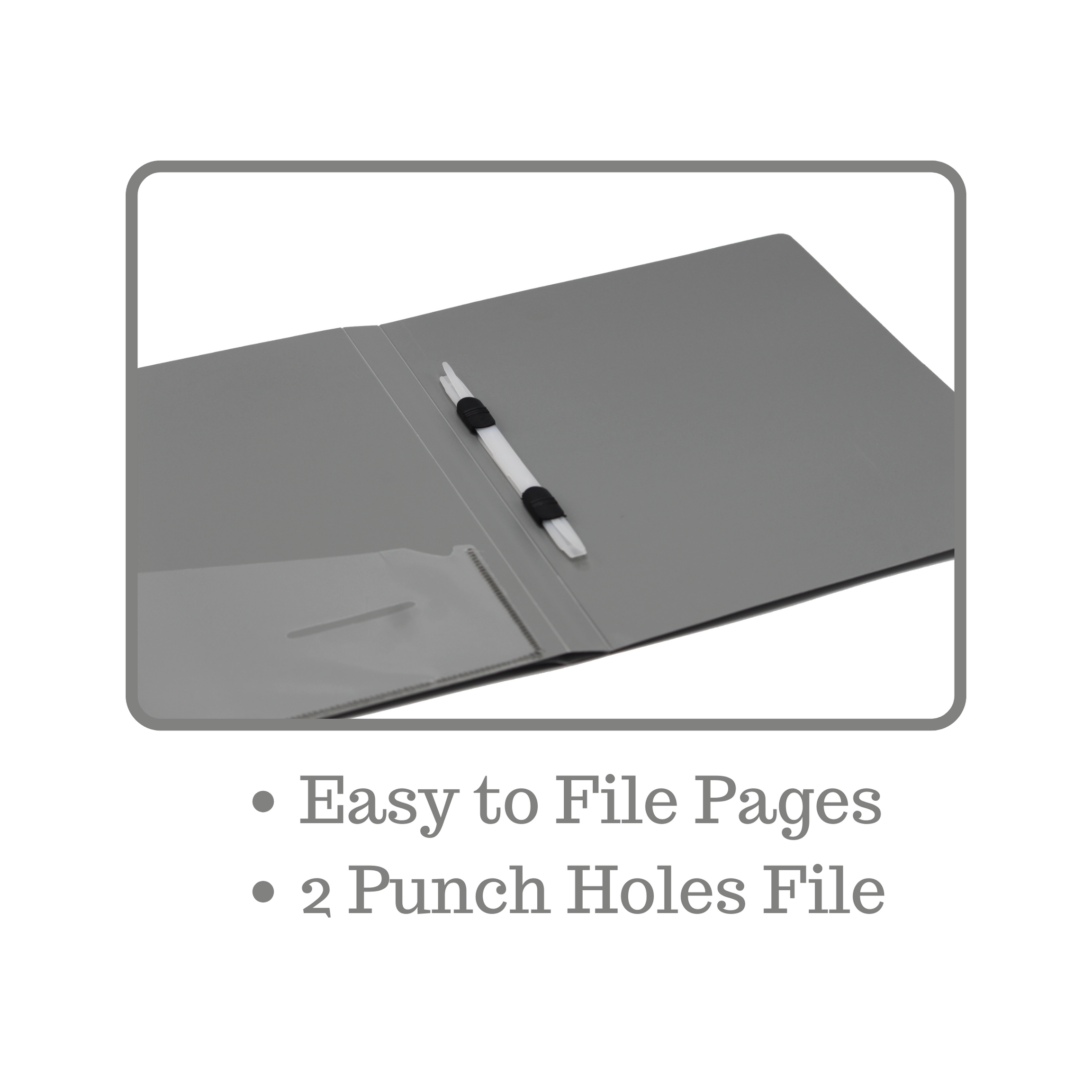 Keny Punchless Clip File | A4 Size
