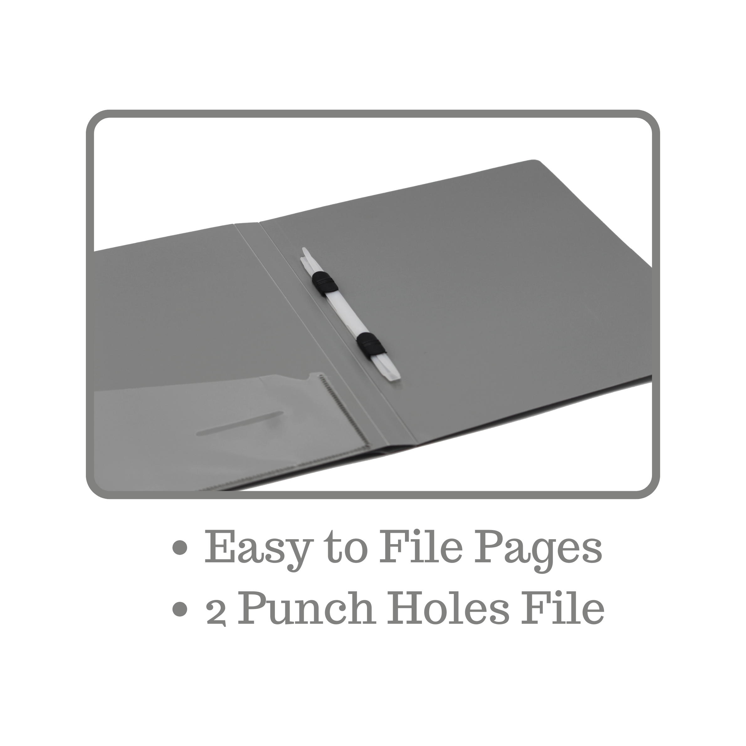 Keny Punchless Clip File | A4 Size