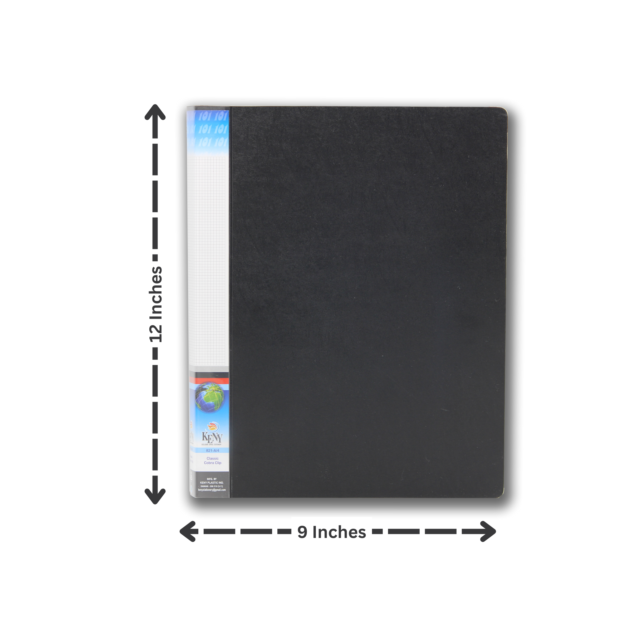 Keny Ring Binder File | 2D 25 mm Clip | Thin File | A4 Size