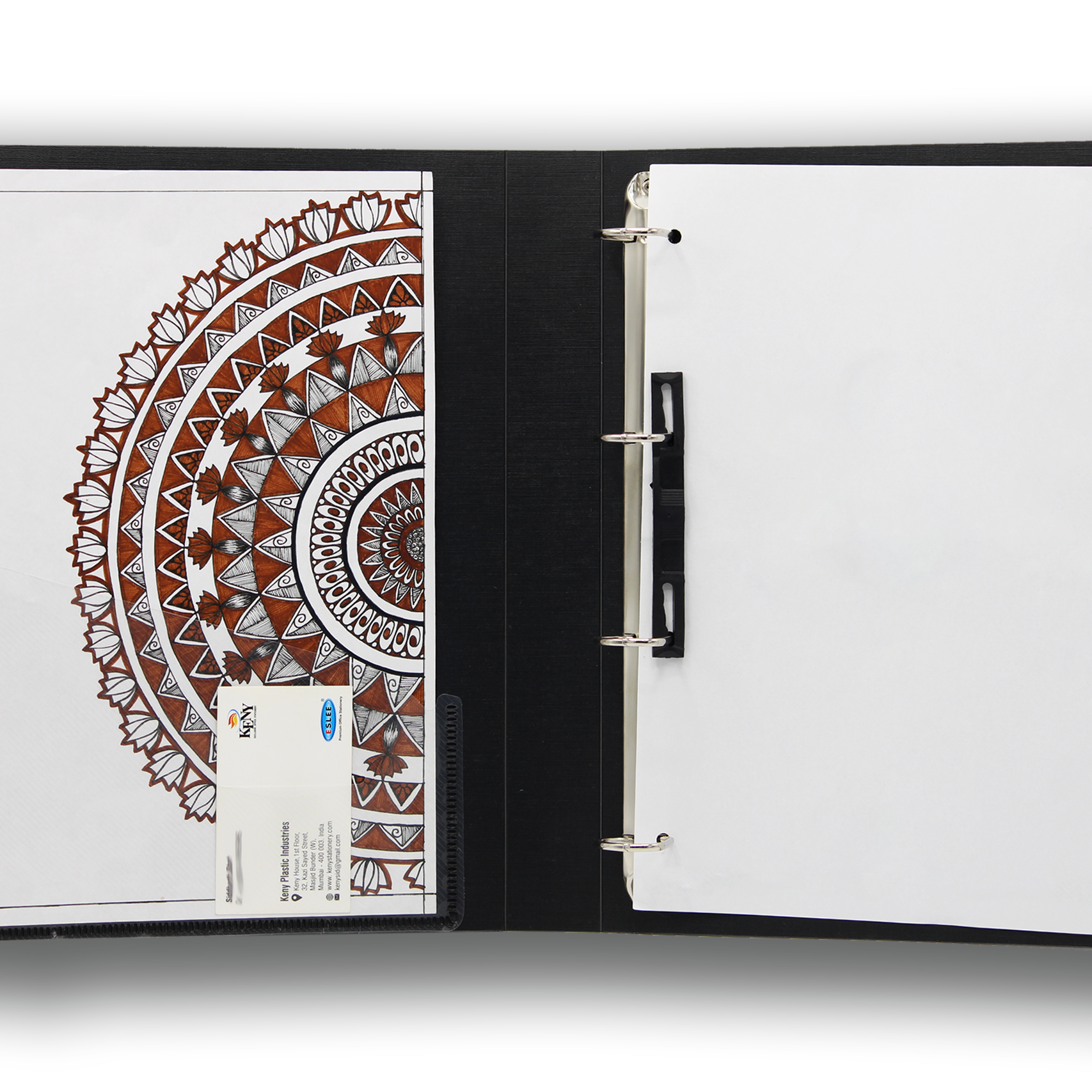 Keny Ring Binder File | 4D 25 mm Clip | Thin File | A4 Size