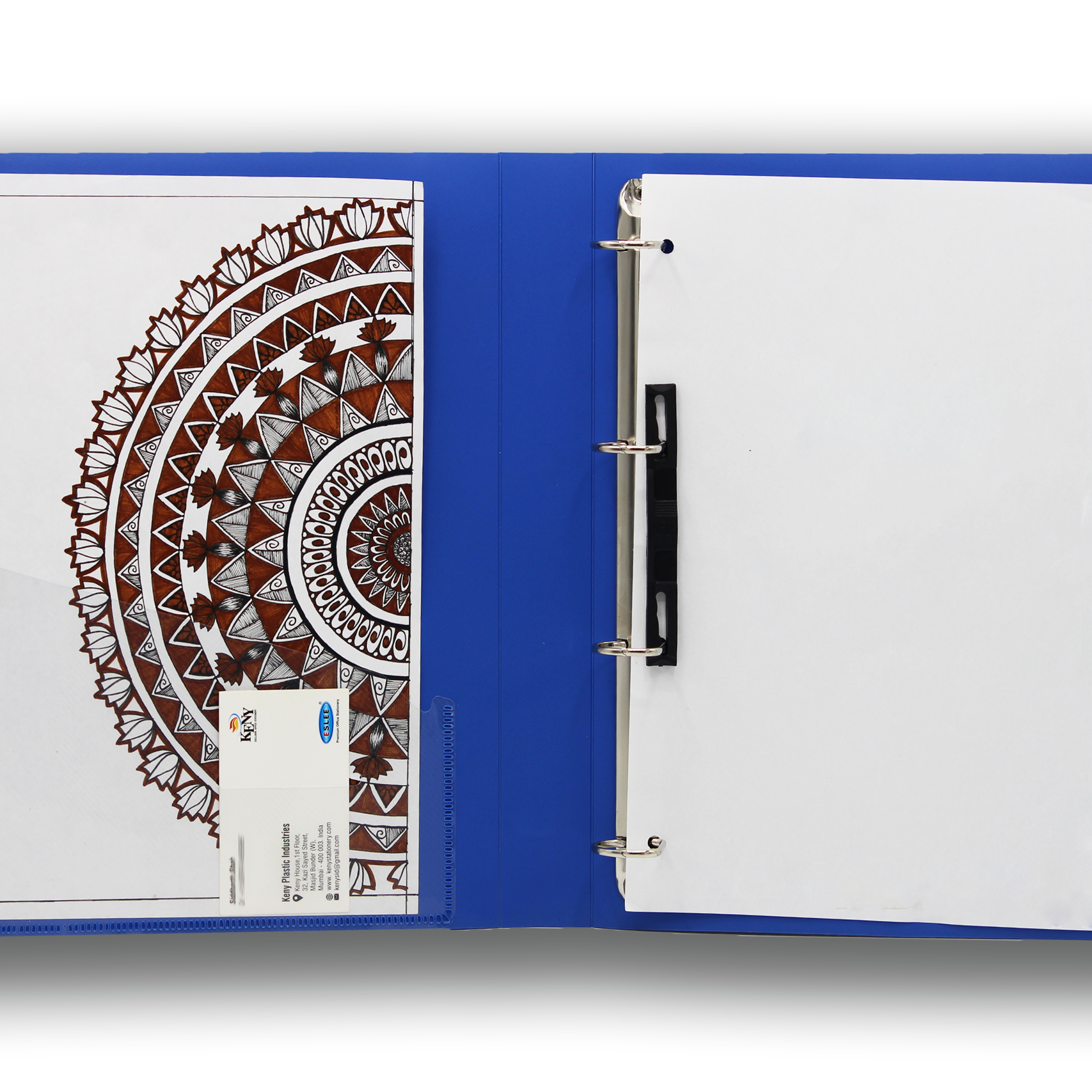 Keny Ring Binder File | 4D 25 mm Clip | Thin File | A4 Size