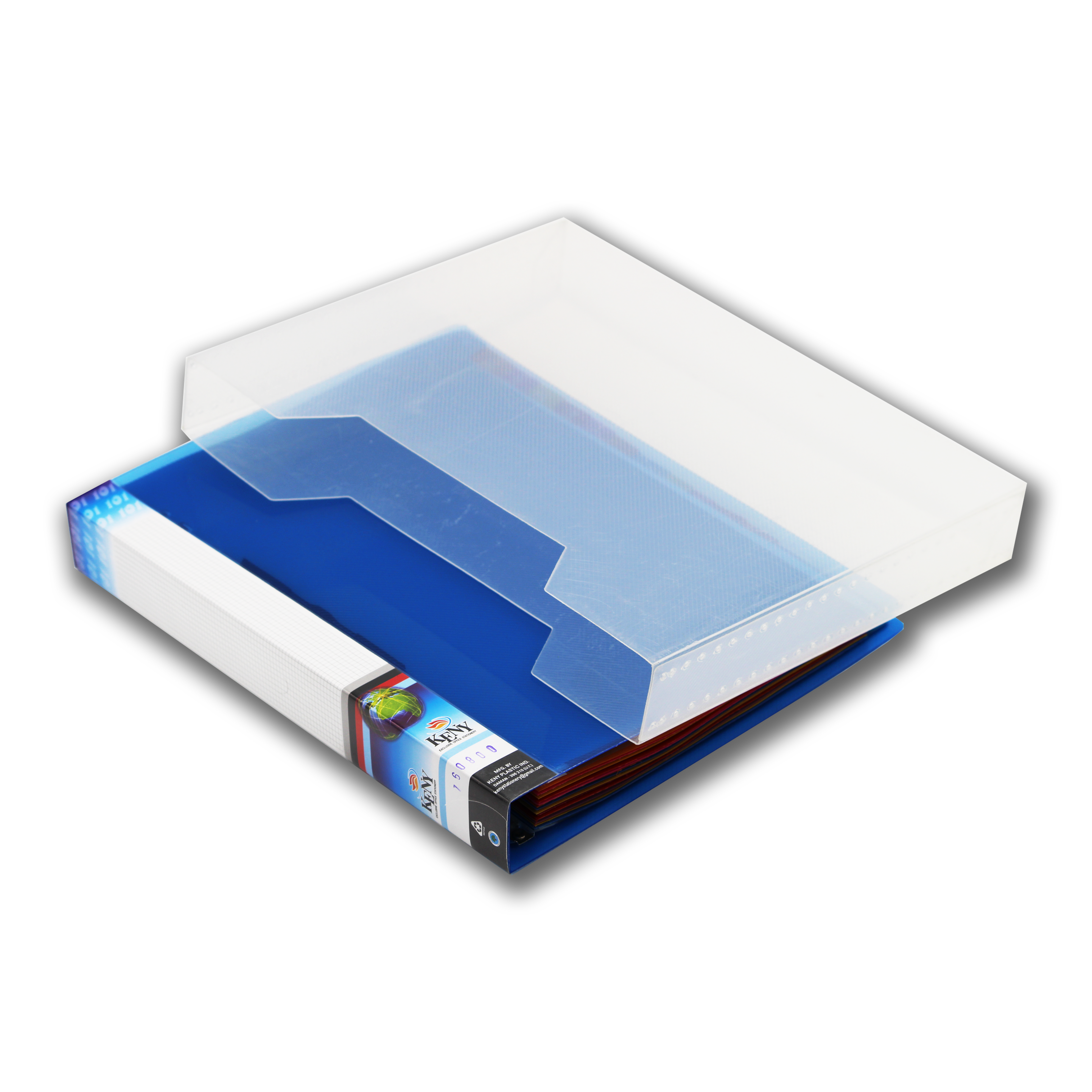 Keny Business Card Folder | 10 Cards | 800 Pockets | With Index Set & Box