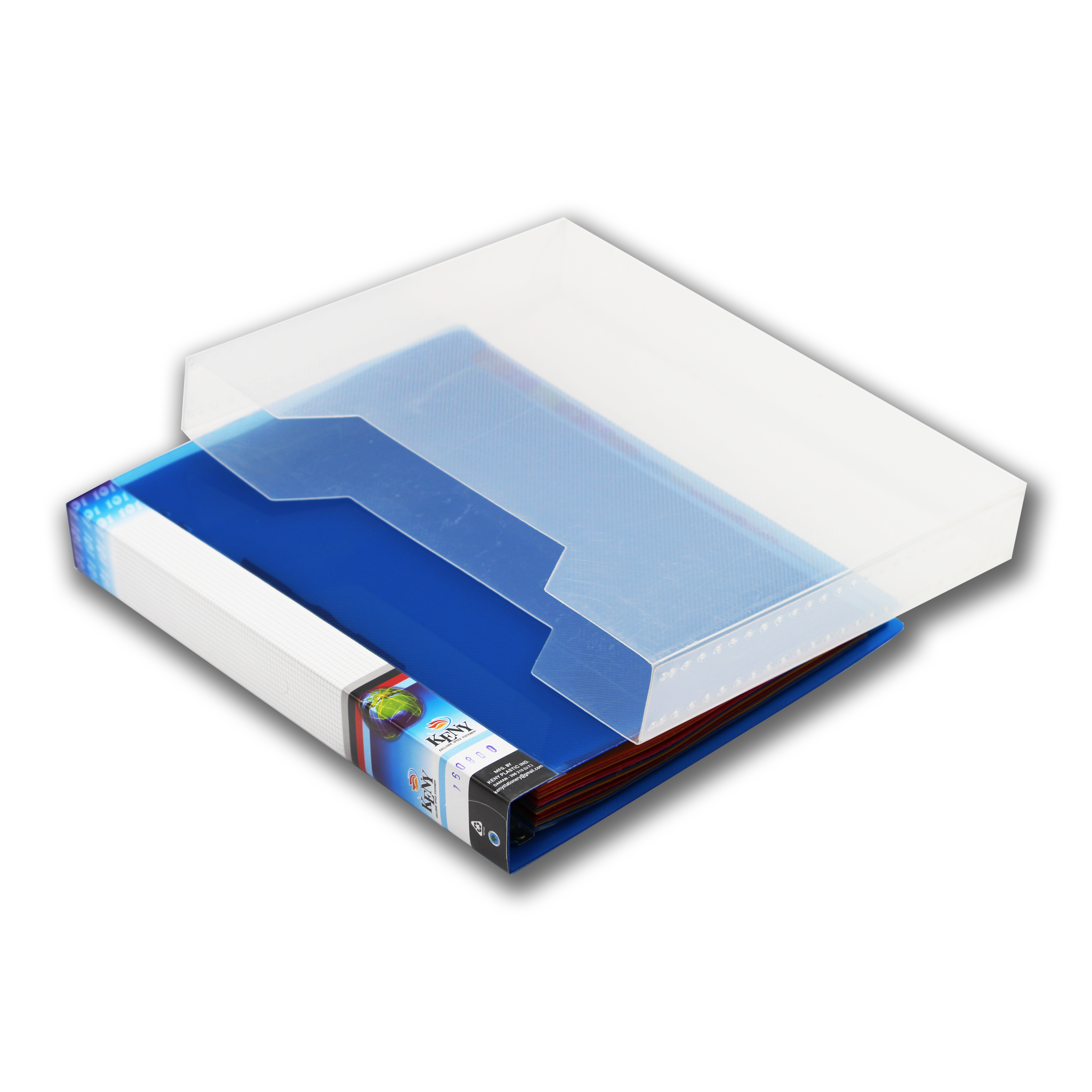 Keny Business Card Folder | 10 Cards | 800 Pockets | With Index Set & Box