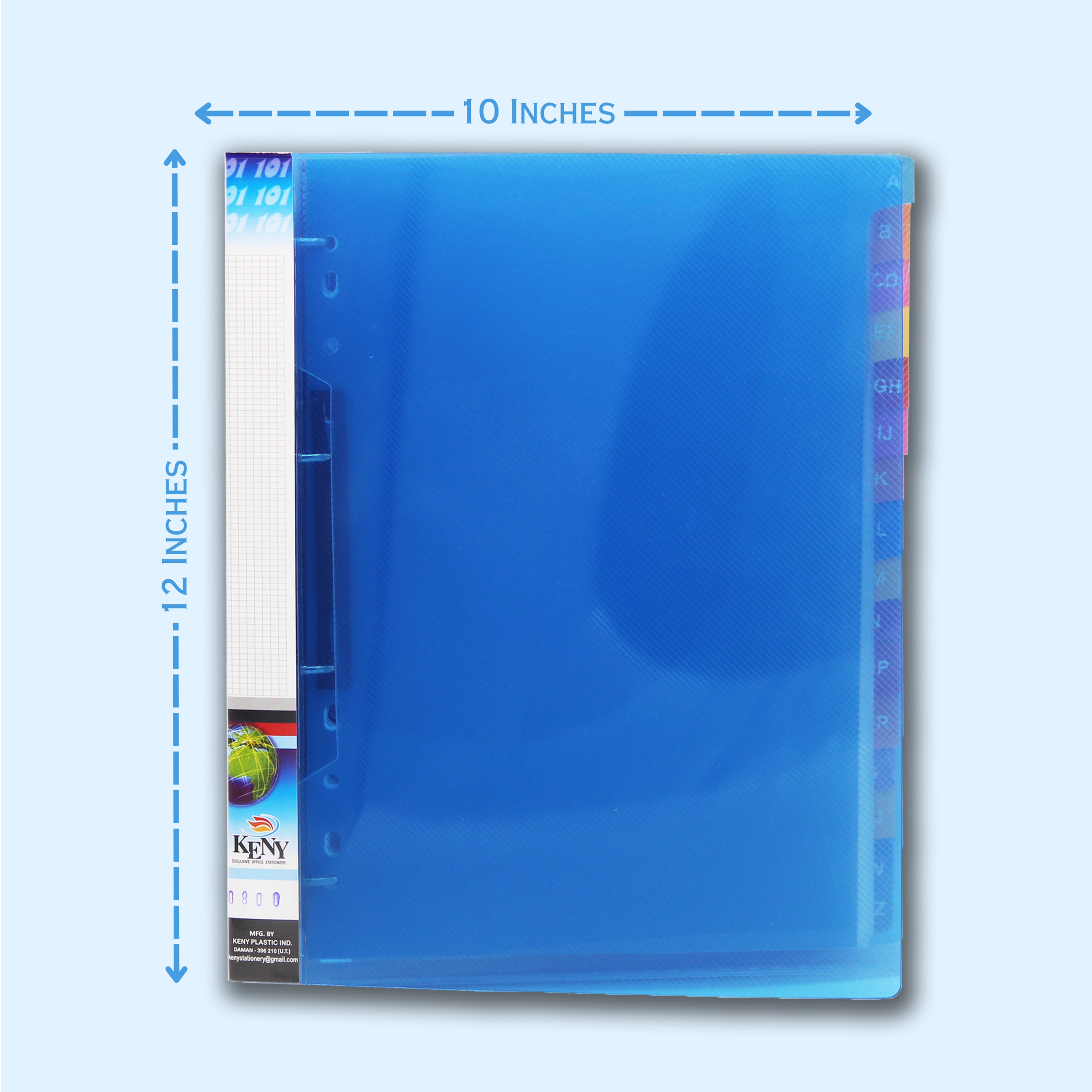 Keny Business Card Folder | 10 Cards | 800 Pockets | With Index Set & Box