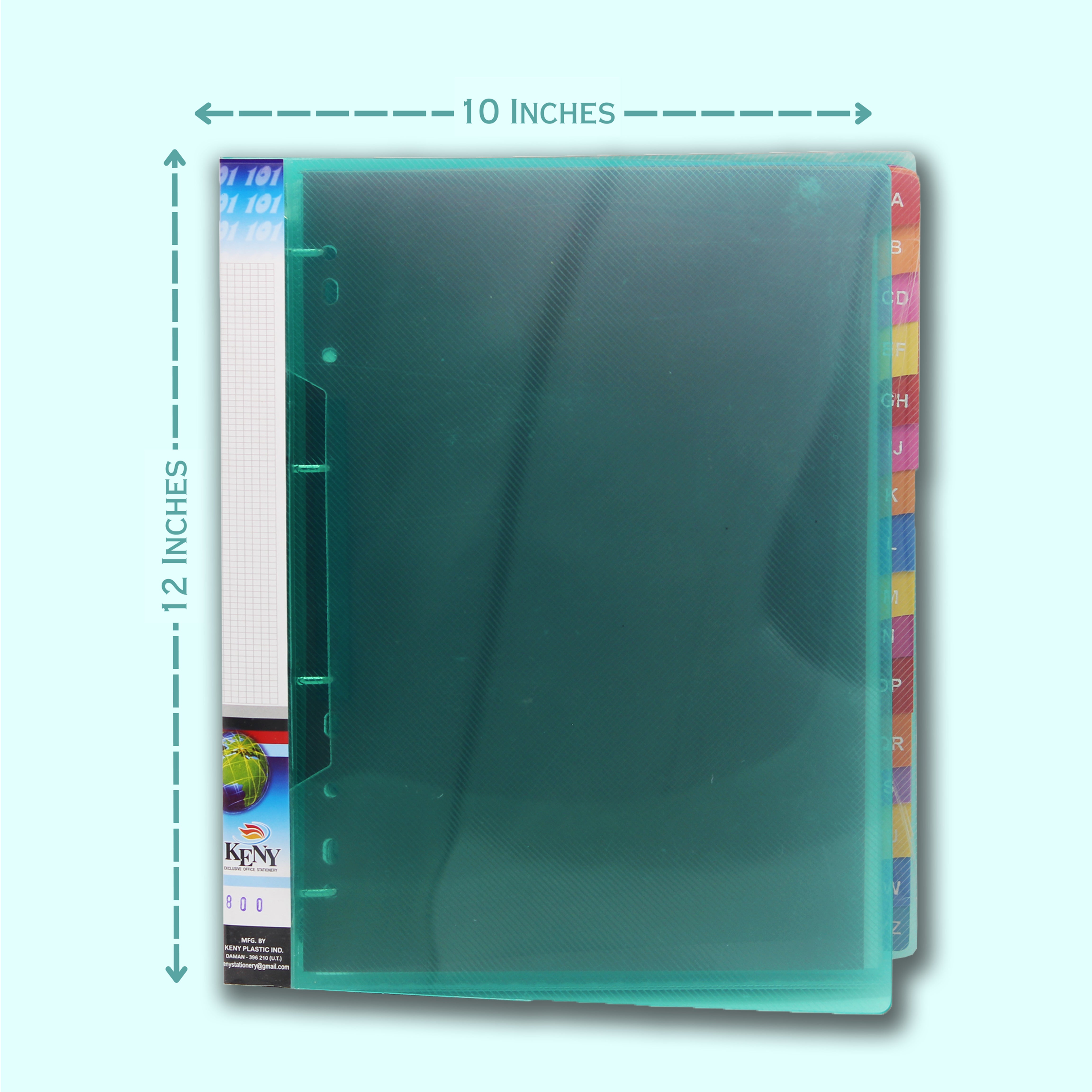 Keny Business Card Folder | 10 Card Slots | 800 Pockets With Index Set