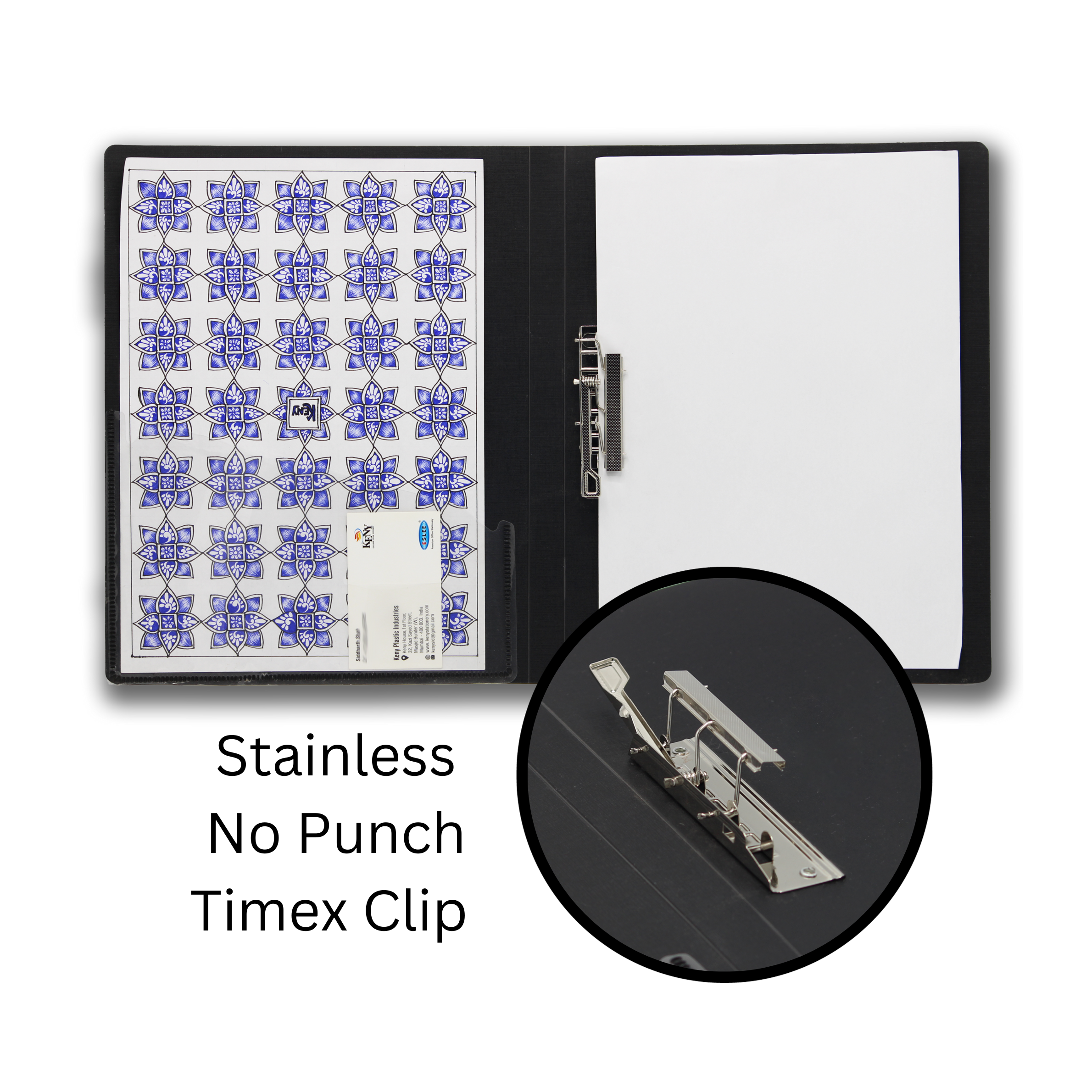 Keny Plastic Clip File | FC Size