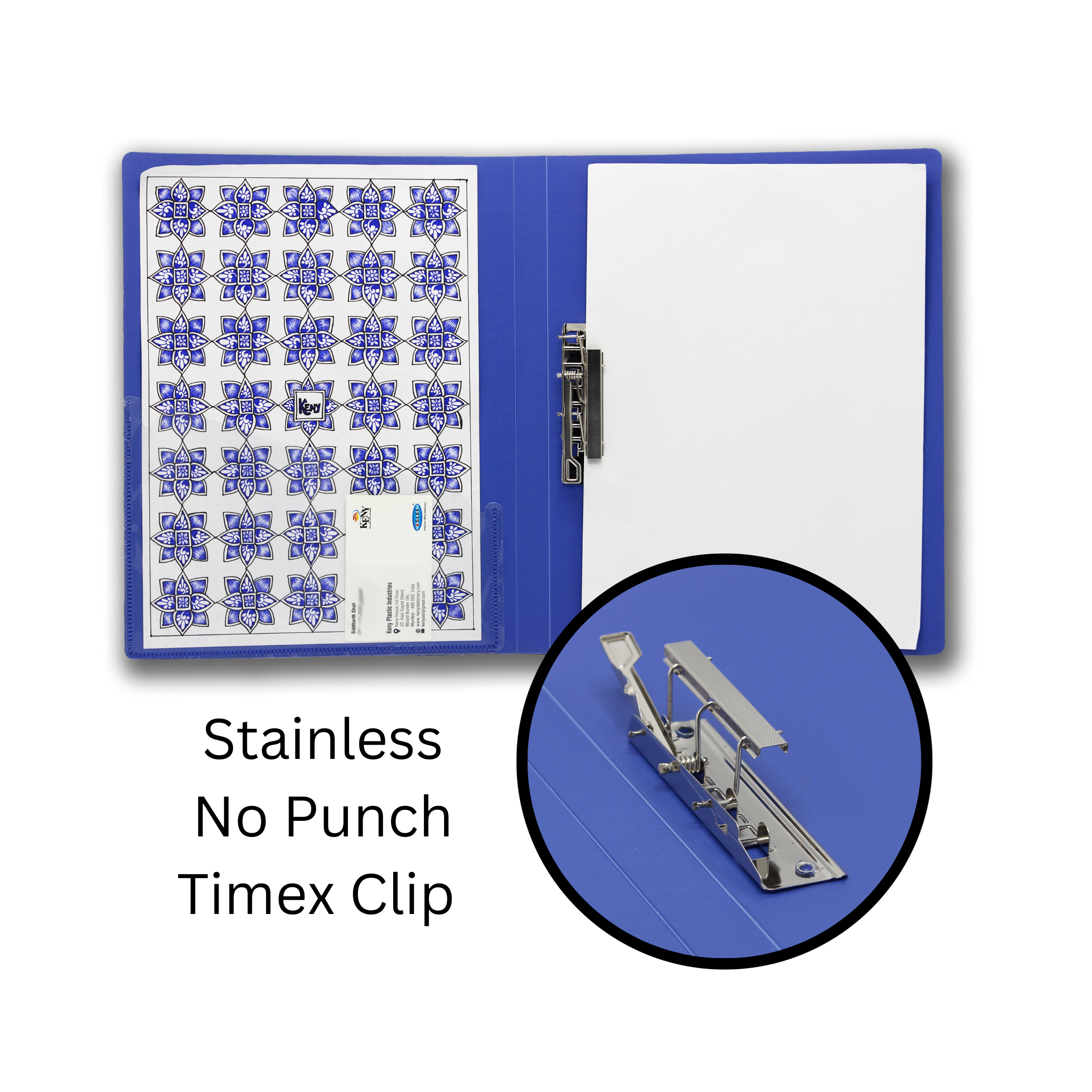 Keny Plastic Clip File | FC Size