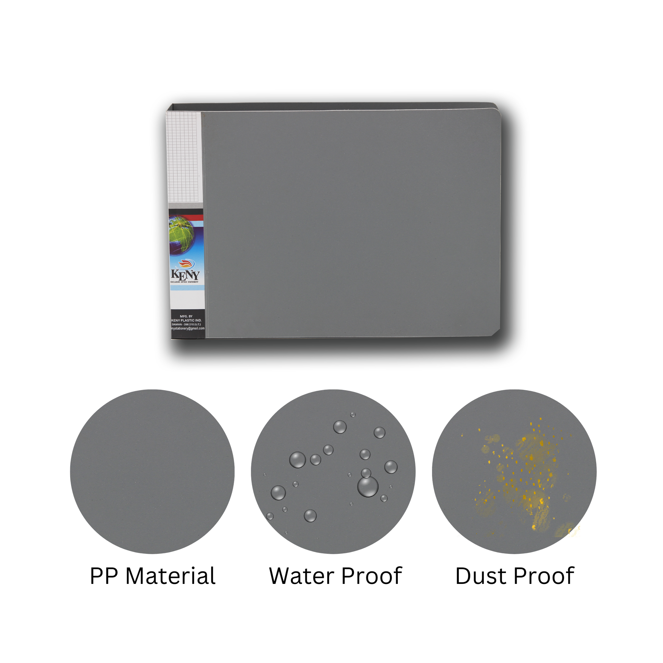 Keny Ring Binder File | 2D 25 mm Clip | Voucher Size