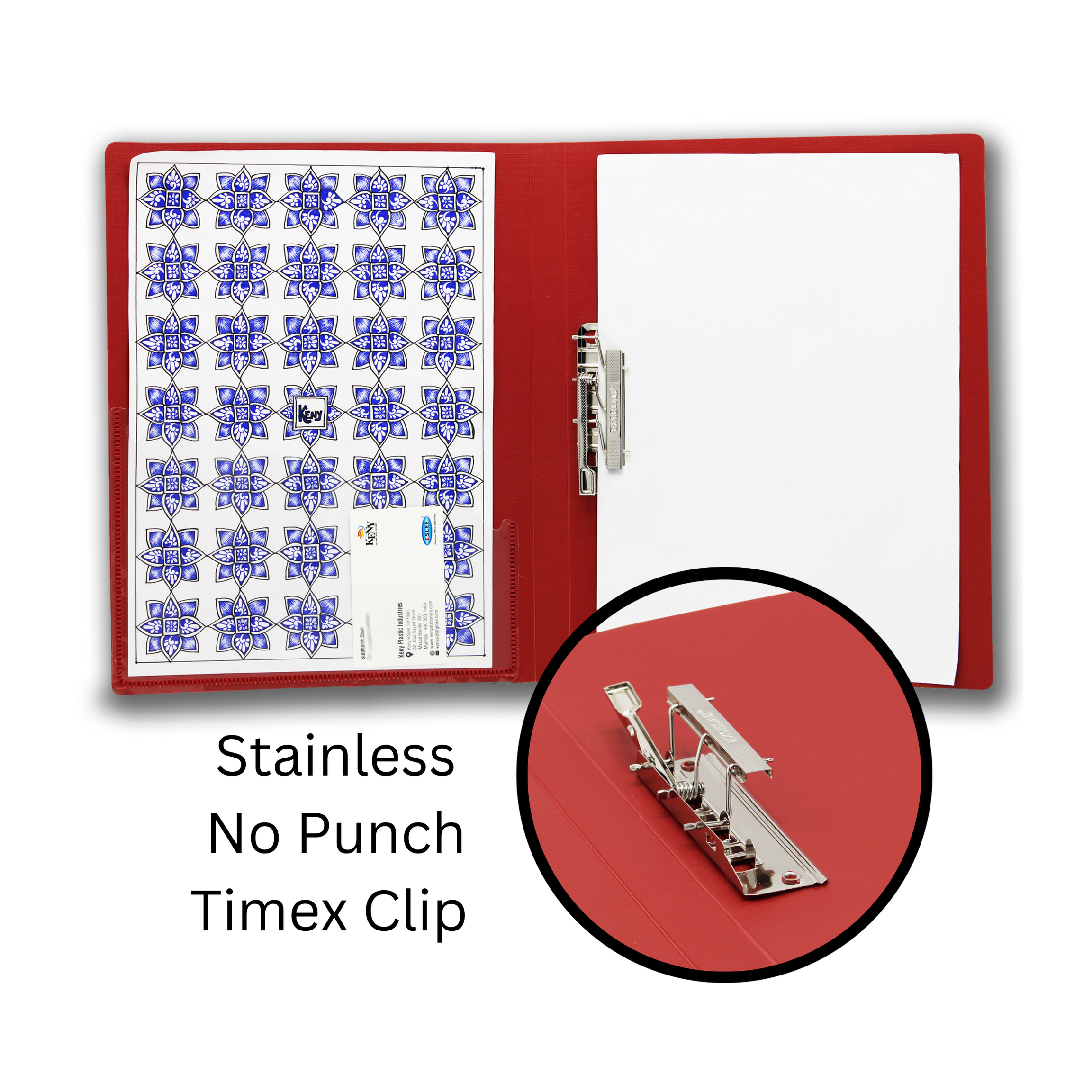 Keny Plastic Clip File | A4 Size