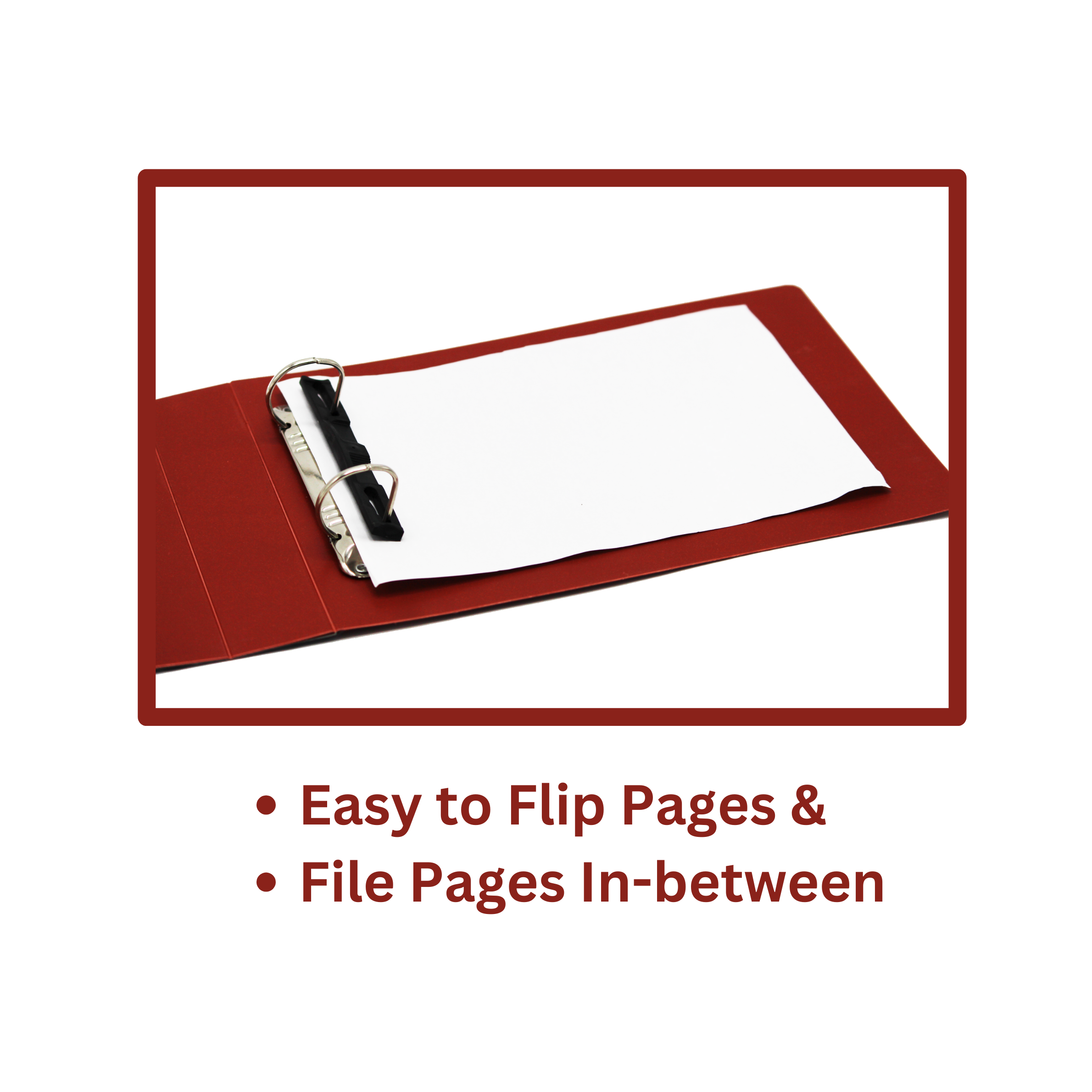 Keny Ring Binder File | 2D 25 mm Clip | Voucher Size