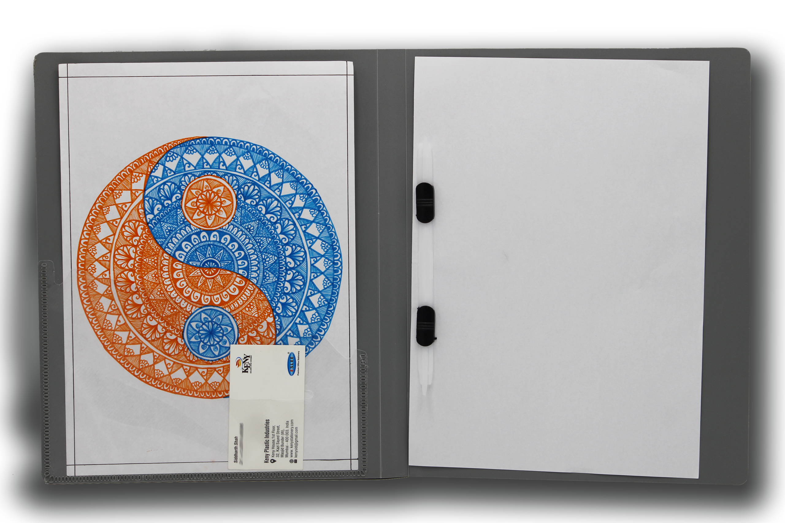 Keny Punchless Clip File | A4 Size