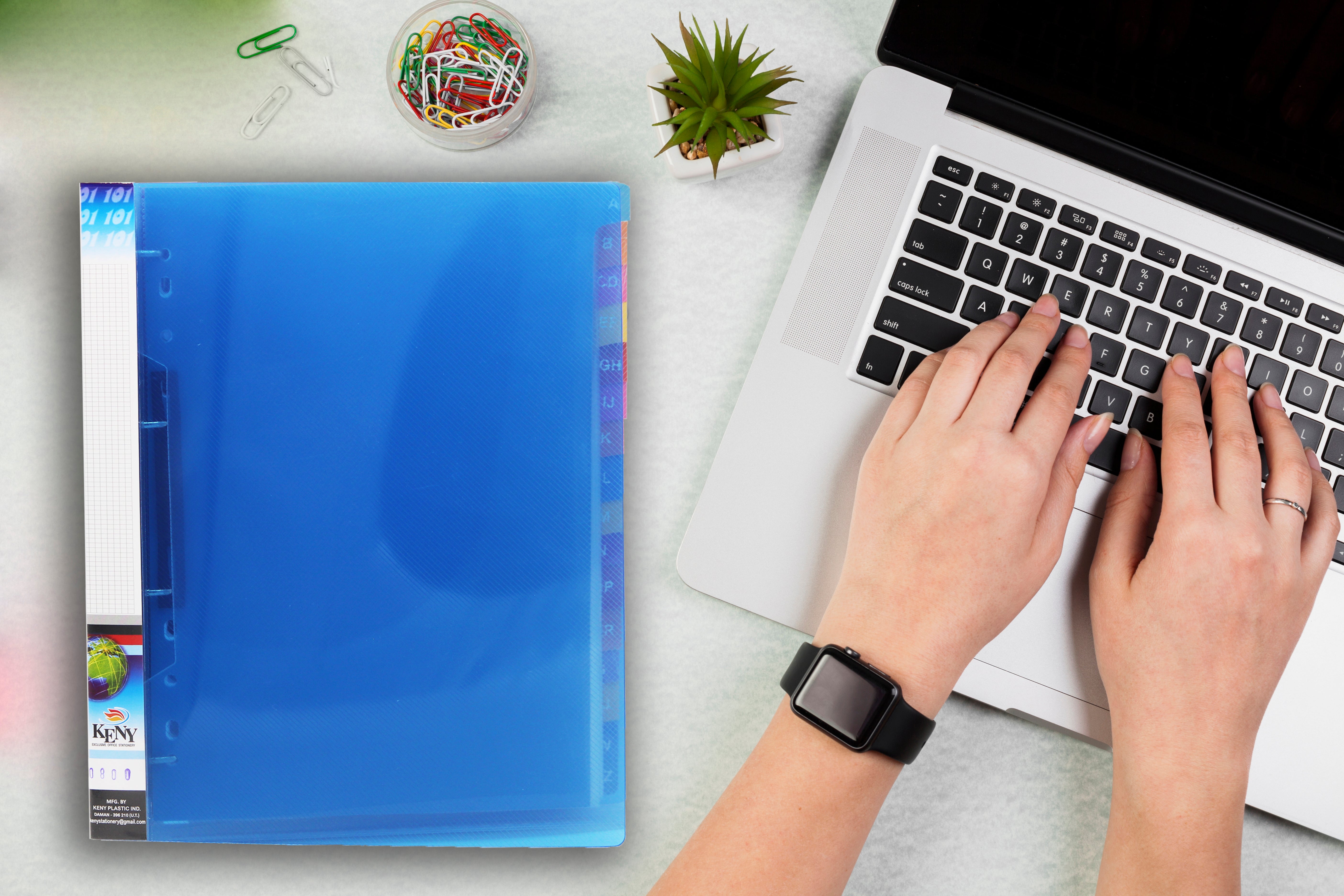 Keny Business Card Folder | 10 Cards | 800 Pockets | With Index Set & Box