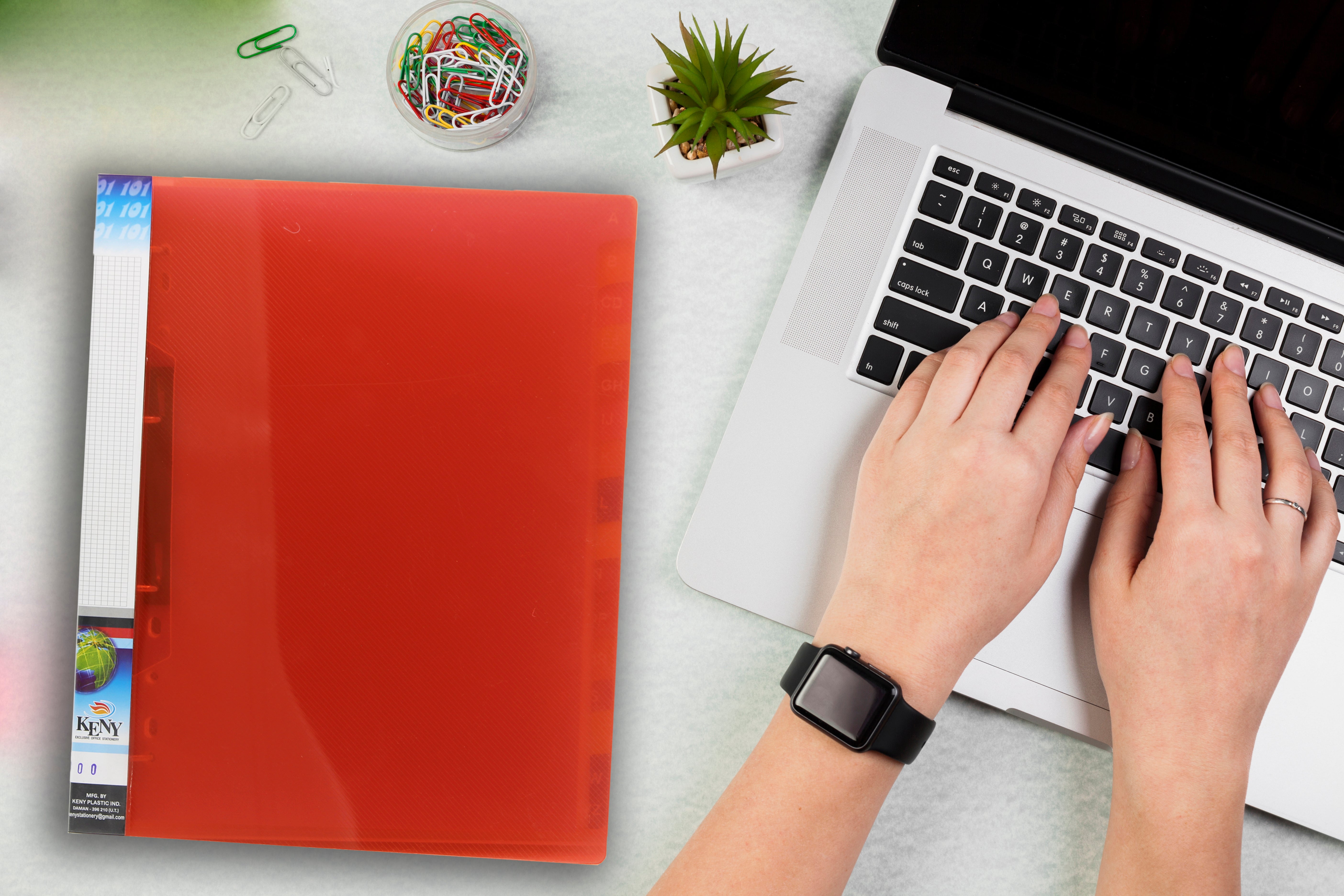 Keny Business Card Folder | 10 Card Slots | 800 Pockets With Index Set