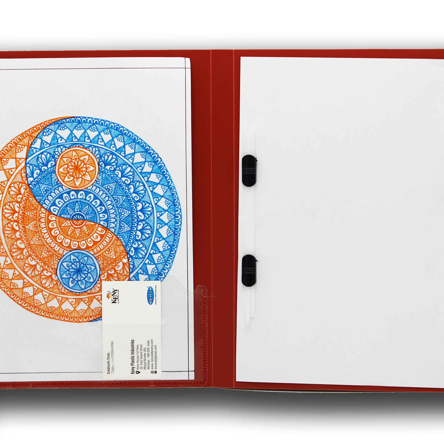 Keny Punchless Clip File | A4 Size